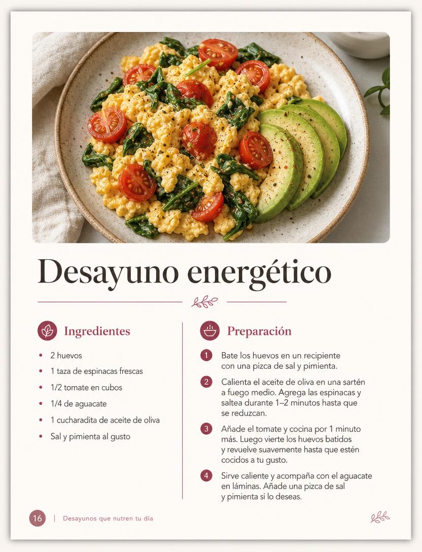 Página de receta — vista previa del Pack Bienestar Tiroideo